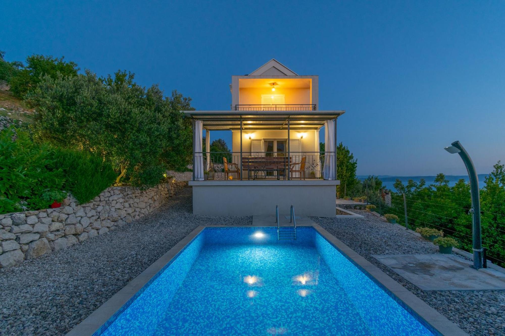 Villa With Sea View Podgora Eksteriør billede