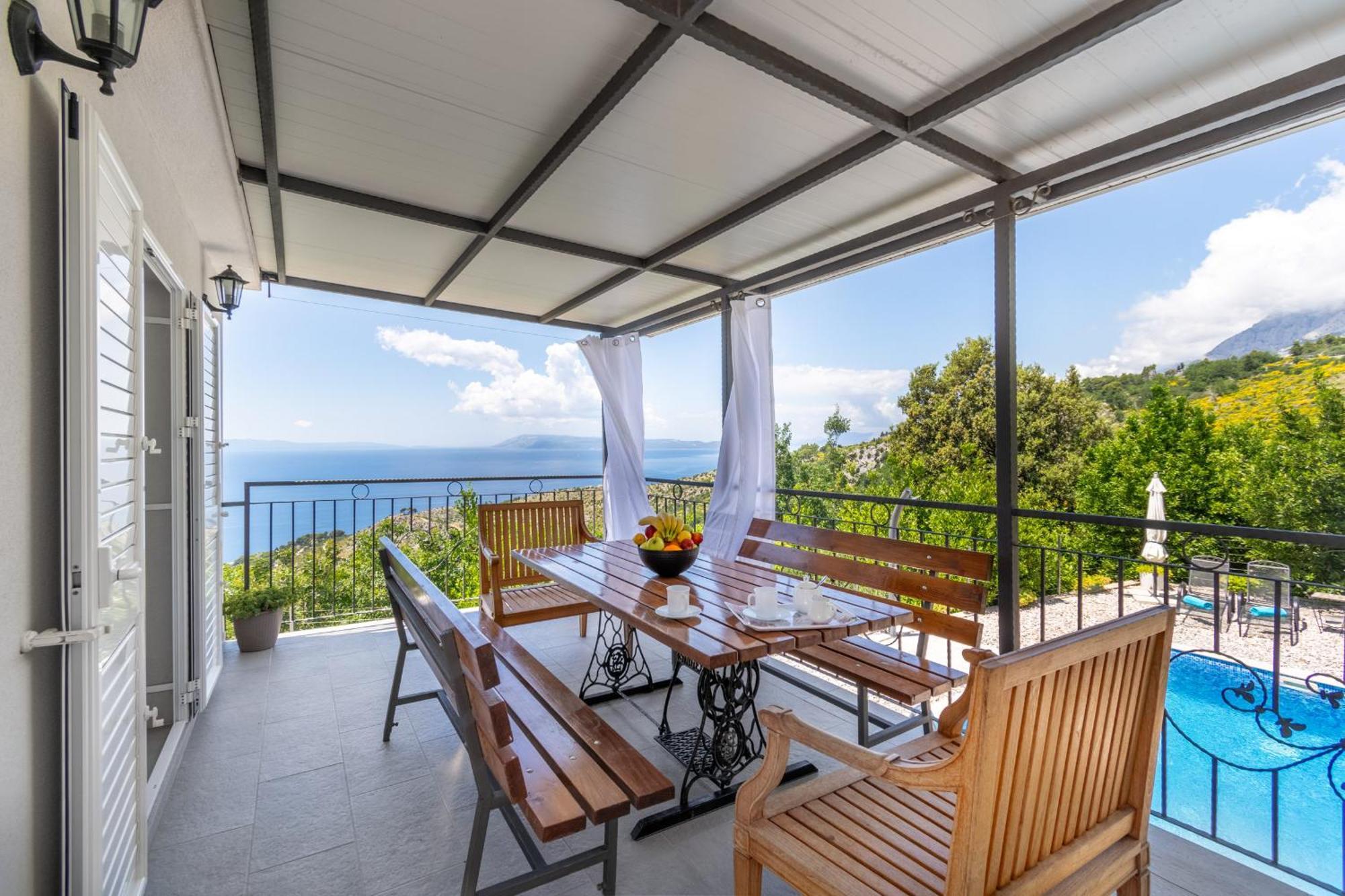 Villa With Sea View Podgora Eksteriør billede
