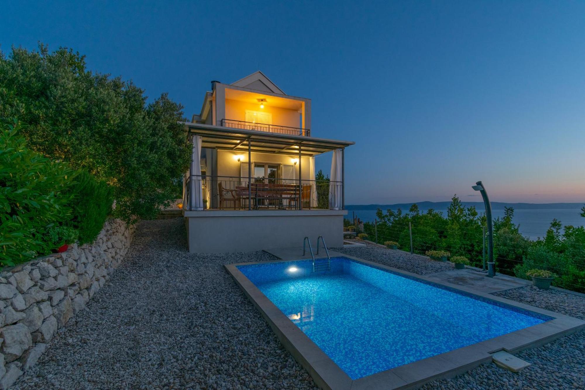 Villa With Sea View Podgora Eksteriør billede